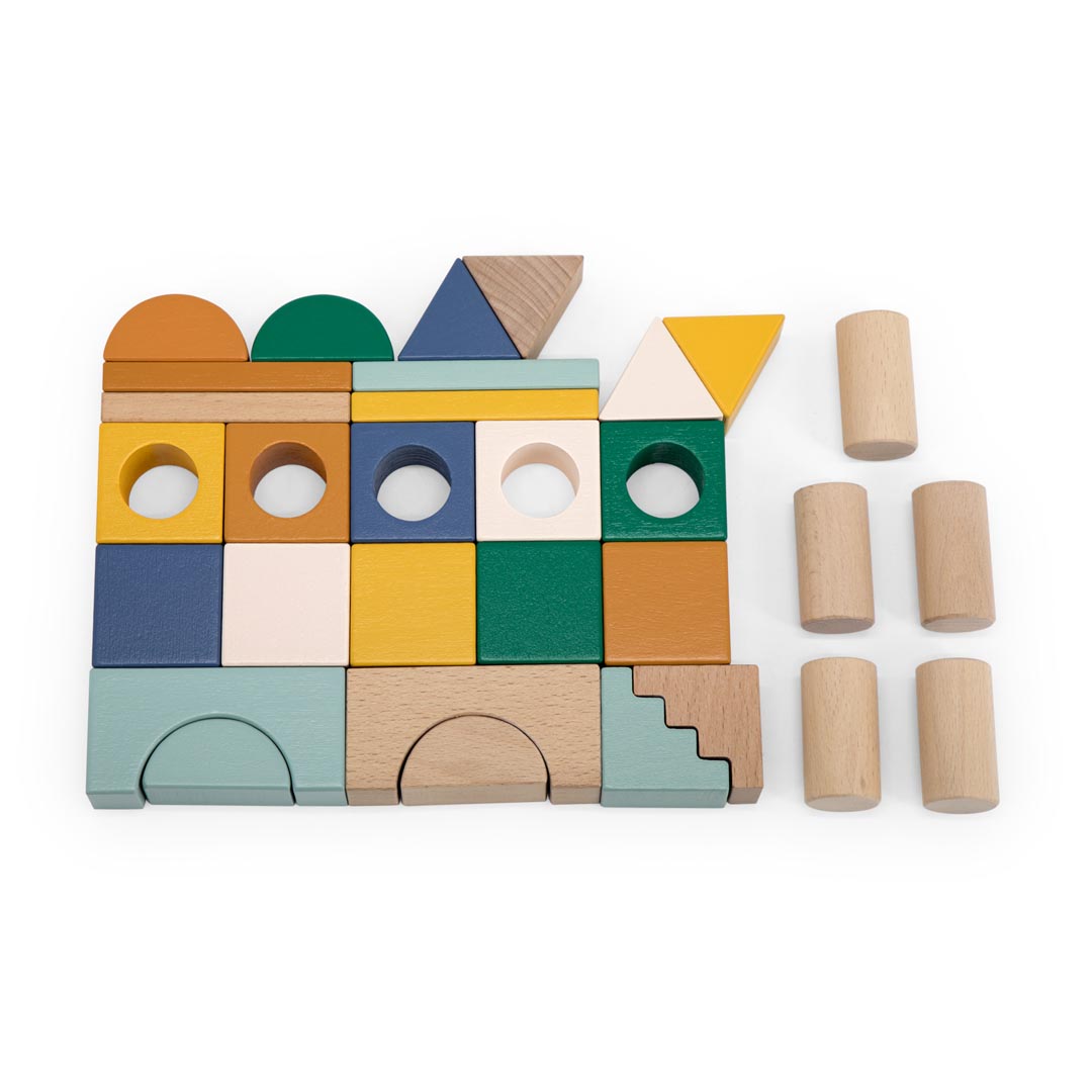 Wooden block city - 31pcs 